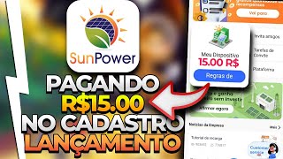 ✅🔥LANÇOU Nova Plataforma PAGANDO R15 NO CADASTRO EarnSolar Nova WorldFarm [upl. by Ssur]