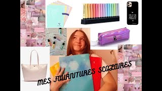 MES FOURNITURES SCOLAIRES 2023  2024 BACK TO SCHOOL EP 1 [upl. by Ilrebma]