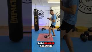 JUEGO DE PIERNAS BOXEO  FOOTWORK boxing shorts fyp motivation boxeo footwork [upl. by Eseryt]