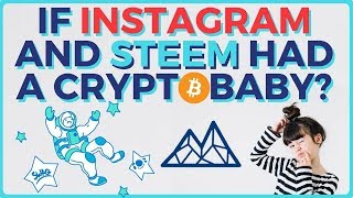 What if Instagram and Steem had a Crypto Baby Mithril Review [upl. by Verlee18]