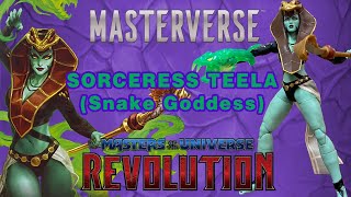 Sorceress Teela  Snake Goddess  Masterverse Revolution  Unboxing Review [upl. by Shandy24]