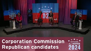 AZ Votes Debate Republican candidates for Corporation Commission  Apr 4 2024 [upl. by Petta]