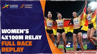 Womens 4x100m Relay Final  Munich 2022  Germany [upl. by Birkner]