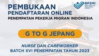 CARA DAFTAR G TO G JEPANG NURSE DAN CAREWORKER TAHUN 2022 PART I [upl. by Sher]