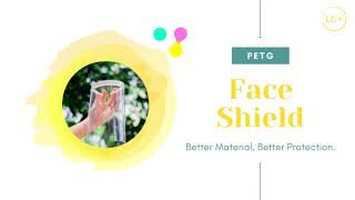 Face Shield  Better Material Better Protection [upl. by Ahsinra]