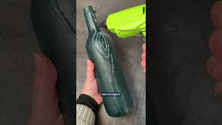 DIY Von der Glasflasche zur trendigen Vase [upl. by Odlaniger]