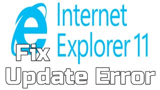 internet explorer 11 not installing on windows 7 how to fix it [upl. by Charbonneau99]