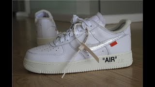 OffWhite x Nike Air Force 1 Low quotComplexConquot Unboxing Review [upl. by Trevorr]