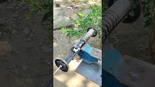 Making Homemade tool for bike shocks opening tools homemadetool seniorwelder [upl. by Acinhoj]