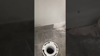 How to set an offset toilet flange [upl. by Alegnad]