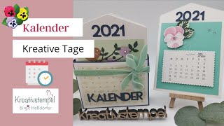 Anleitung Kalender Idee  Kreative Tage  Kalender selber basteln [upl. by Repsag]