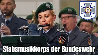 Marschmusik mit dem Stabsmusikkorps der Bundeswehr  Serenade für König Charles III  Wachbataillon [upl. by Nyasuh892]