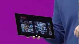 Microsoft Surface Tablet Crashes During Presentation FAIL HD [upl. by Rosemare]