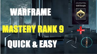 WARFRAME MASTERY RANK 9 TEST QUICK AND EASY LESS THAN 2 MIN [upl. by Marcelo374]