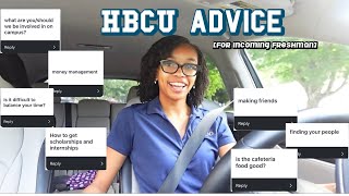 HBCU Advice for Incoming Freshman from a current NCAT student [upl. by Yrekcaz]