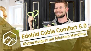 Edelrid Cable Comfort 50 Klettersteigset mit leichtem Handling  Bergzeit [upl. by Johppah]