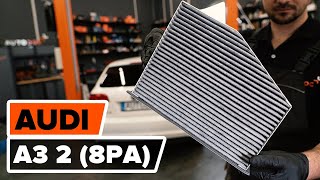 Wie AUDI A3 2 8PA Innenraumfilter  Pollenfilter wechseln AUTODOC TUTORIAL [upl. by Hally439]