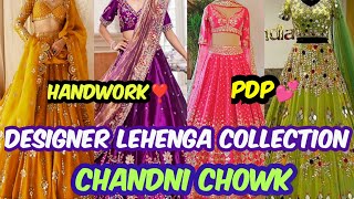 Unique Lehenga 💕Collection CHANDNI CHOWK Delhi AADYA LATEST DESIGNER BRIDAL PARTY WEAR LEHENGA [upl. by Animsay]