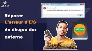 Réparer lerreur dES du disque dur externe 7 méthodes 👍 [upl. by Ecydnac]