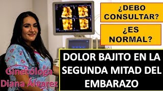 DOLOR BAJITO EN SEGUNDO Y TERCER TRIMESTRE POR GINECOLOGA DIANA ALVAREZ [upl. by Giacamo]