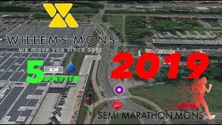 Parcours semi marathon avec tracé [upl. by Rehpotirhc]