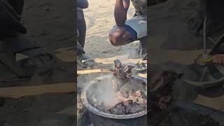 African Hunters Lunch Time bushmen [upl. by Inglebert970]