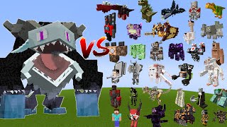 Ender Frostmaw vs All Minecraft Bosses  Minecraft Mob Battle [upl. by Ida]