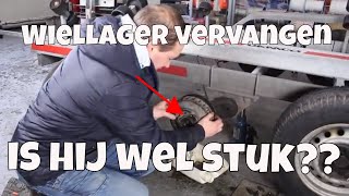 Wiellager vervangen en hoe weet ik dat hij stuk is [upl. by Analah]