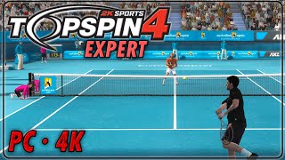 Nadal Vs Novak Australian Open · Top Spin 4 PC🎾 sin ayudas 4K [upl. by Enelrahs884]