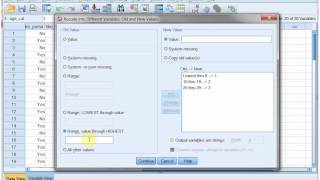 SPSS Grouped frequency table [upl. by Ralip823]