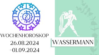 ♒ Wochenhoroskop  Wassermann  2608010924  KW 352024 [upl. by Aicelf]