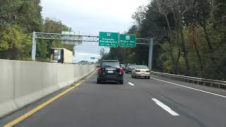 Trenton Freeway US 1 from I276 to I295 northbound [upl. by Ax539]