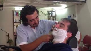 Turkish barber in Kusadasi  Kuafor Ercan Turchia [upl. by Subocaj299]