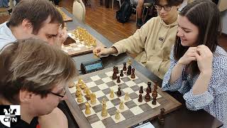 Pair chess Zhuchkov amp Smiley vs WFM Fatality amp Celentano Chess Fight Night CFN Blitz [upl. by Hartzell]