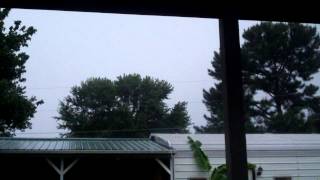 Severe Thunderstorm Porch View  62813  Storm A [upl. by Yks]