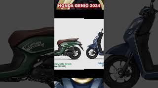 warna honda genio 2024 motor matic honda 110 cc rilis makin mirip dengan scoopy [upl. by Aidahs460]