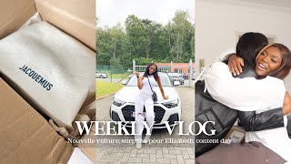 WEEKLY VLOG J’AI ACHETÉ UNE NOUVELLE VOITURE  CADEAU SURPRISE POUR ELIZABETH ZOLA CONTENT DAY [upl. by Etteniuq]