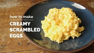 How to Make Creamy Scrambled Eggs  Yummy Ph [upl. by Anaz]