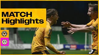 Match Highlights  Newport County v Forest Green Rovers [upl. by Sidnak]