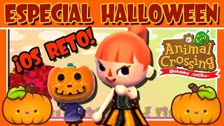 TENGO UN RETO PARA VOSOTROS  ESPECIAL HALLOWEEN ANIMAL CROSSING NEW LEAF WELCOME AMIIBO [upl. by Barnes501]