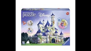 Ravensburger Disney Castle 3D Puzzle 216 Piece [upl. by Auohp]