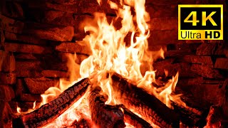 ASMR Fireplace Sounds  Crackling Fireplace for TV  Fireplace for TV  4K UHD [upl. by Kahaleel]