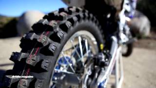 Dirtbike Magazine gets the exclusive on the all new Dunlop Geomax AT81 tire [upl. by Iderf82]