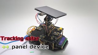 KEYESTUDIO 丨KS0530 Solar Tracking DIY Kit for Arduino（Turn light into power for your devices） [upl. by Norrag29]