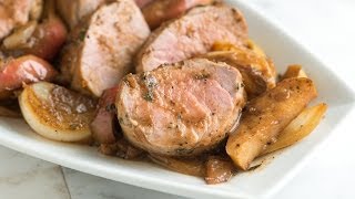 Perfect Pork Tenderloin with Apples Recipe [upl. by Zwiebel]