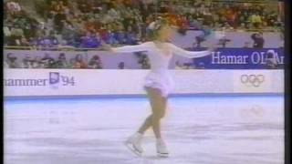 Liudmila Ivanova UKR  1994 Lillehammer Ladies Free Skate Secondary Broadcast Feed [upl. by Nalod]