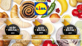 Az év Friss Pékáru és Zöldség és Gyümölcs Kereskedője  Lidl Magyarország [upl. by Towny]