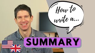 How to write a Summary  3 Steps  English [upl. by Hiltan604]