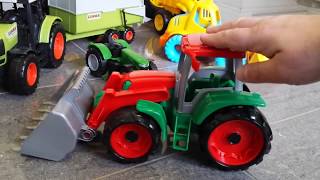 Tractor Compilation Tractor for kids JCB  John Deer Small tractor Cartoon Tractor [upl. by Shanda245]