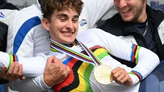 Cyclisme  le Français Paul Seixas champion du monde junior du contrelamontre [upl. by Resaec38]